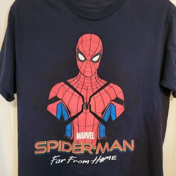 SPIDERMAN NAVY BLUE SHIRT - Picture 5 of 12